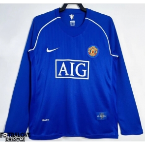 Manchester United 2007-2008 Brankářské Retro Domácí Dres Dlouhý Rukáv Manchester United 2007-2008 Brankářské Retro Domácí Dres Dlouhý Rukáv